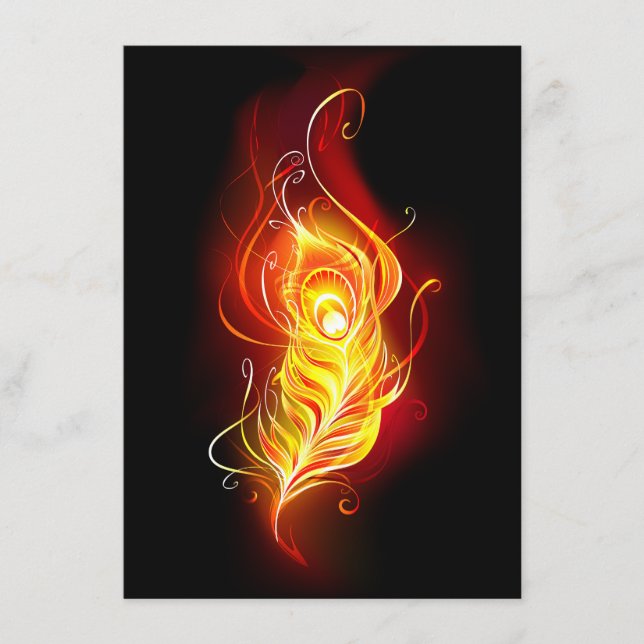 Fjäderfä av brandboskap tilläggskort (Framsida)