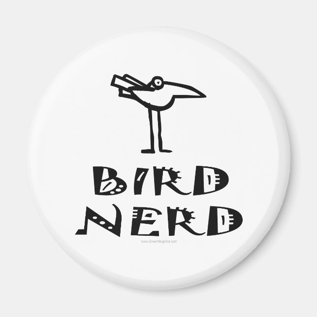 Fjäderfä, Fågelskådning, ornitologi Magnet (Framsidan)