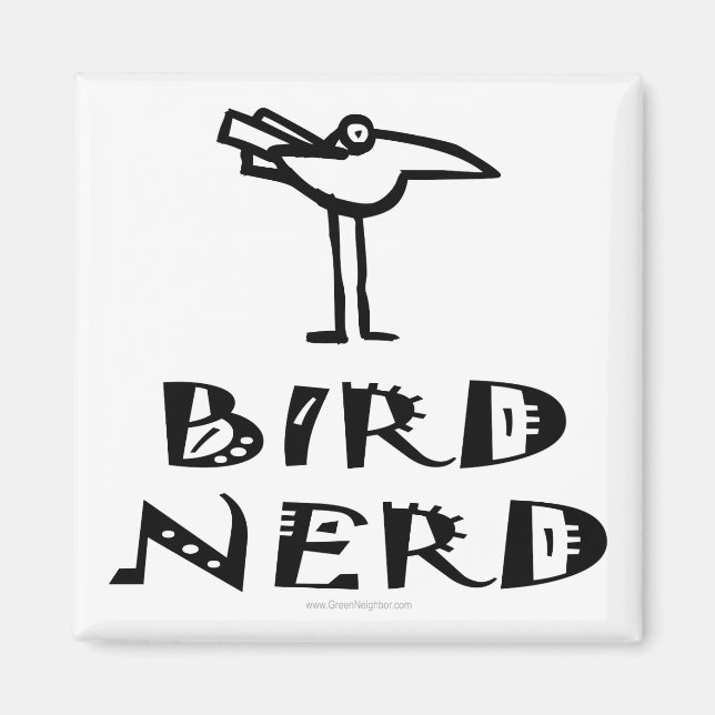 Fjäderfä, Fågelskådning, ornitologi Magnet (Framsidan)