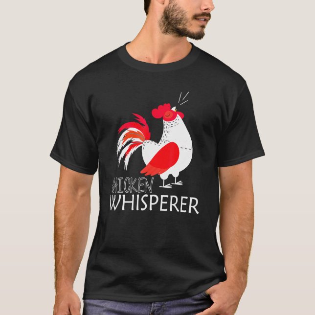 Fjäderfä Fågeluppfödning Djurets kyckling Whispere T Shirt (Framsida)