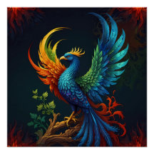 Fjäderfä Fenix Bird Mönster