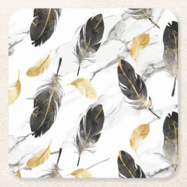 "Fjäderfä Harmony Underlägg" Underlägg Papper Kvadrat
