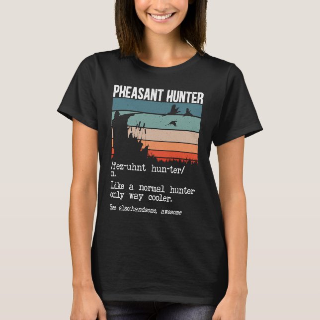 Fjäderfä Hjälldefinition Fjäderjakt H T Shirt (Framsida)