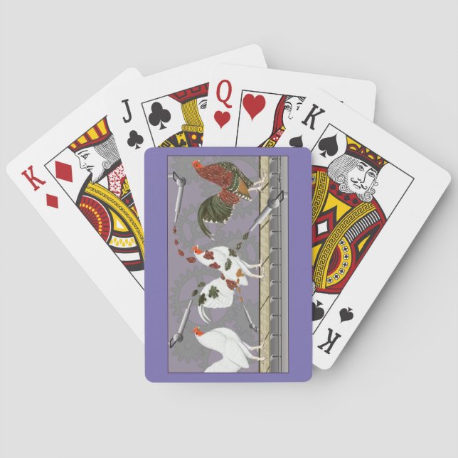 Fjäderfä Painter Casinokort (Baksidan)