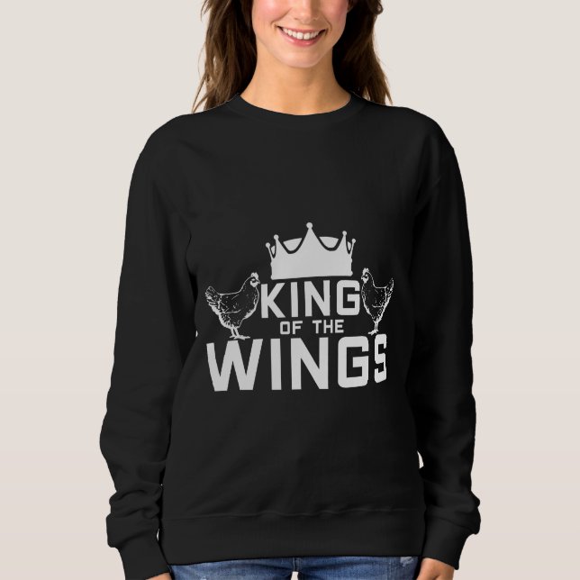 Fjäderfä Vinge Chicken Kung Kött T Shirt (Framsida)