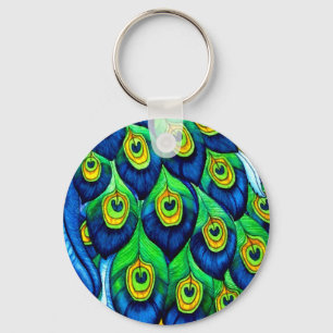 Fjäderfädesign Nyckelring
