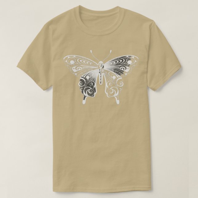Fjäderfädesign T Shirt (Design framsida)