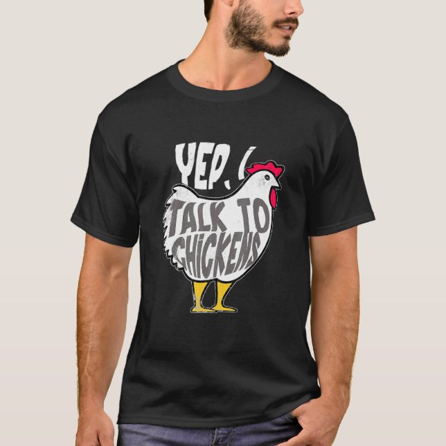 Fjäderfädjur på gården t shirt (Framsida)