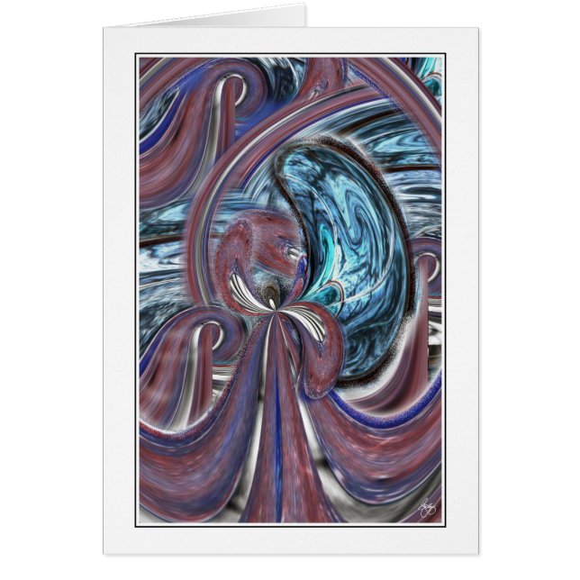 Fjäderfäeffekten Hälsningskort (Framsidan)