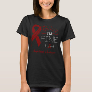 Fjäderfåglar Jag är Bra Amyloidos Awareness T Shirt