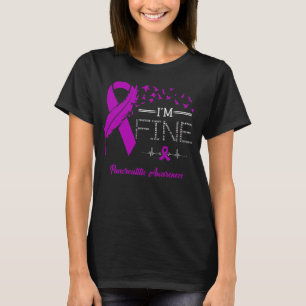 Fjäderfåglar Jag är Bra Pankreatit Awareness T Shirt