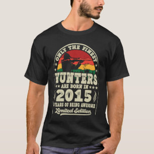 Fjäderfäjägare föds 2015 Hjort Jakt 8th B T Shirt