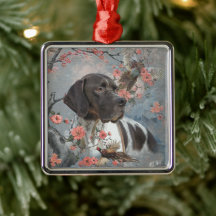 Fjäderfäjning med pekare, konst