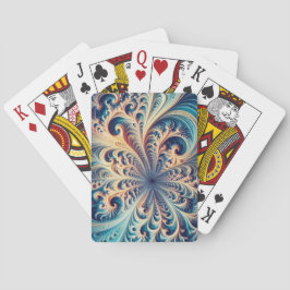 Fjäderfäkorall - klassiska uppspelningskort casinokort