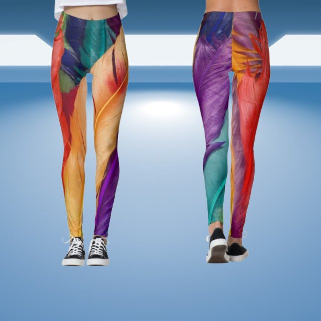Fjäderfälegeringar" Leggings (Skapare uppladdad)