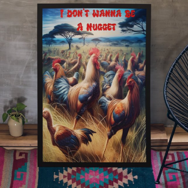 Fjäderfång: Fri från Chickens Roam Poster (Skapare uppladdad)