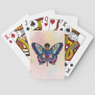 Fjäderfänga fjärilseffektpennan casinokort