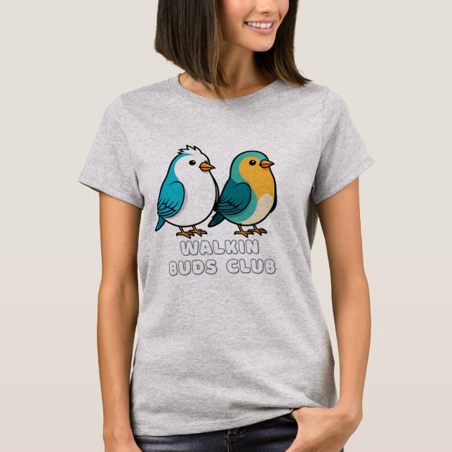 Fjäderfänga vänner t shirt (Framsida)
