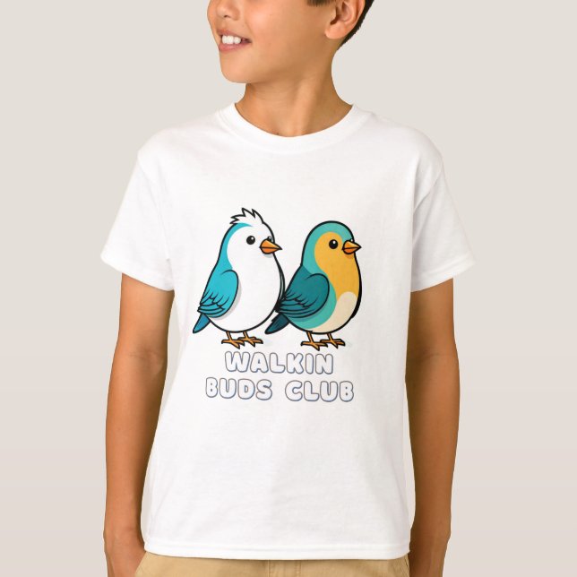 Fjäderfänga vänner t shirt (Framsida)