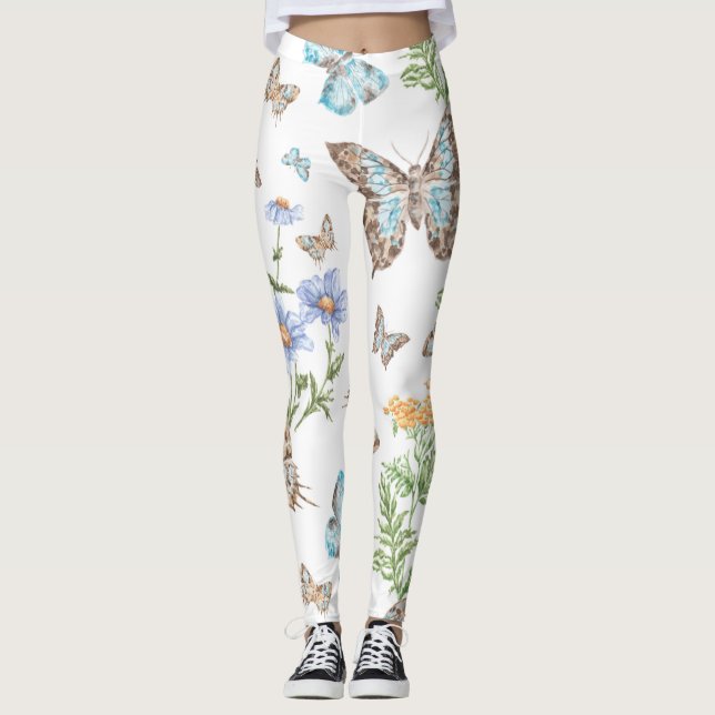 Fjäderfäntekonst Leggings (Framsida)