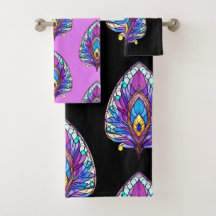 Fjäderfästen av glasfågel art nouveau Stil