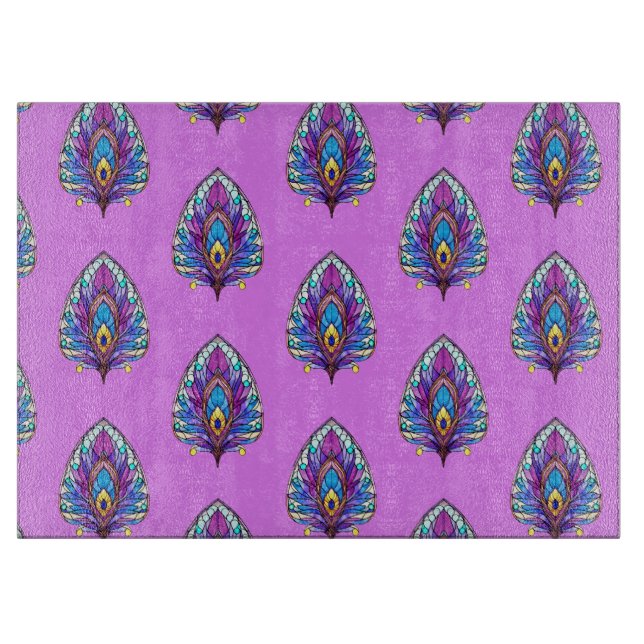 Fjäderfästen av glasfågel art nouveau Stil (Framsidan)