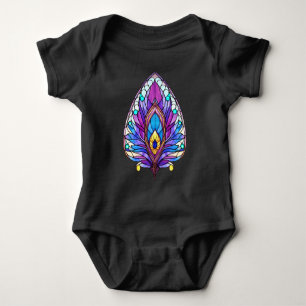 Fjäderfästen av glasfågel art nouveau Stil T Shirt