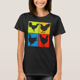 Fjäderfäuppfödning Farm Farm Pop Chicken 1 T Shirt