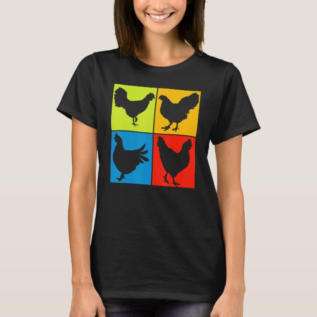Fjäderfäuppfödning Farm Farm Pop Chicken 1 T Shirt (Framsida)