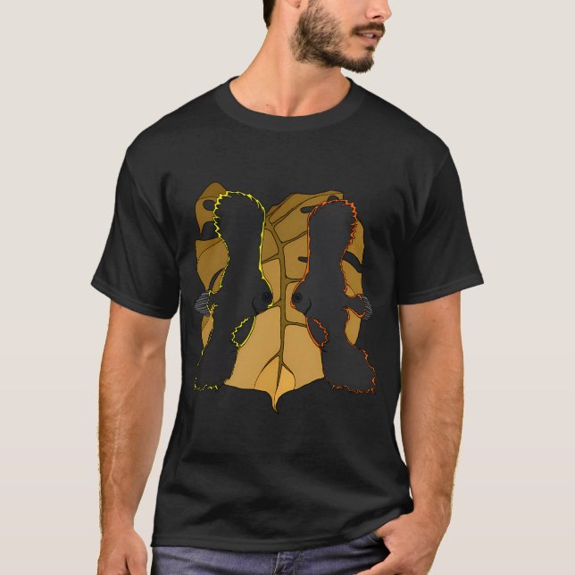 Fjäderflikig batfisk t shirt (Framsida)