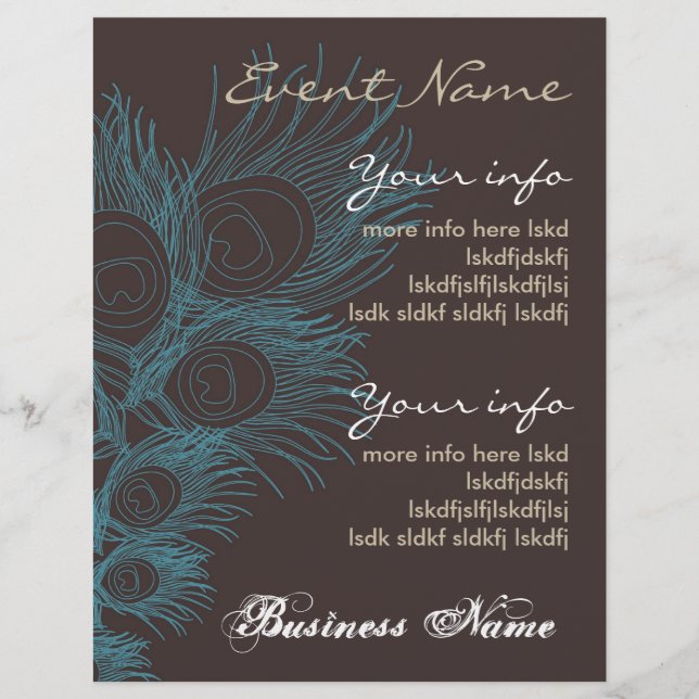 Fjäderflygare Reklamblad (Framsidan)