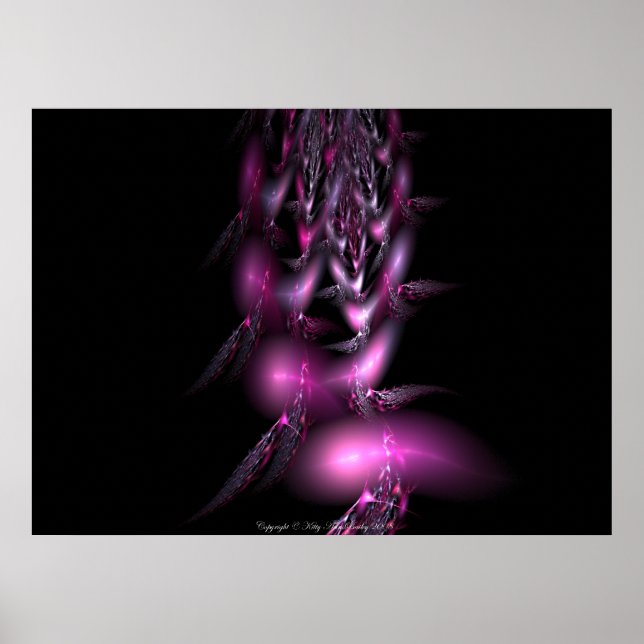 Fjäderflygning i Pinks av Kattunge Ann Poster (Framsidan)