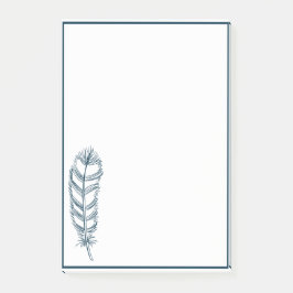 Fjäderform Minimal och modern design Post-it Block