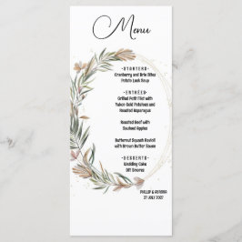 Fjäderlätt Platt Meny Vit