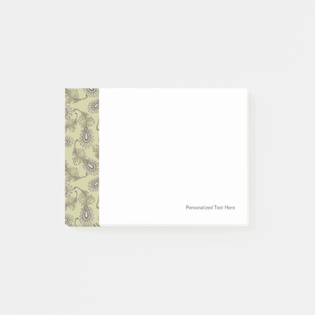 Fjädermönster Post-it Block (Framsida)