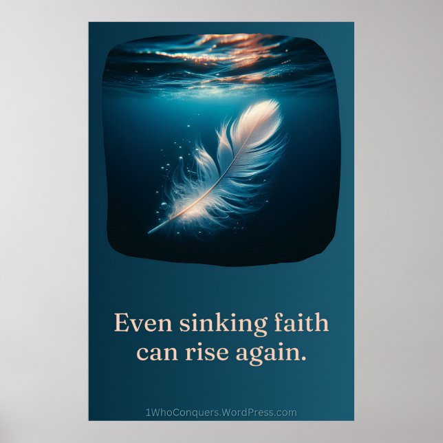 Fjädern som sjönk poster (Framsidan)