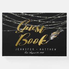 Fjäderpenna String Ljus Personlig Bröllop Gästböcker