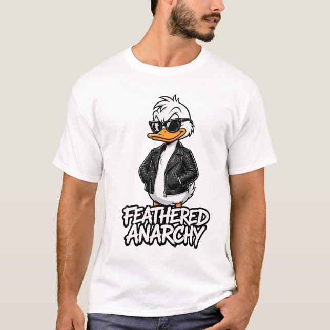 Fjäderrik Anarki Ankman T-Shirt (Framsida)