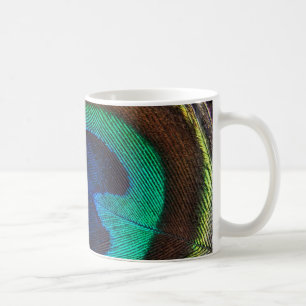 Fjädra Peacock Feather Kaffemugg