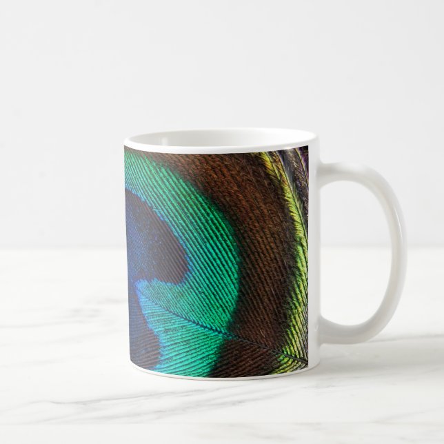 Fjädra Peacock Feather Kaffemugg (Höger)
