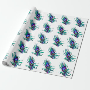 Fjädra Peacock Feather Presentpapper