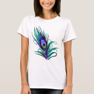 Fjädra Peacock Feather T Shirt