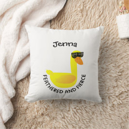 Fjädrad och vild kudde