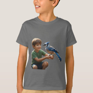 Fjädrad Vänskap: En pojke och hans underbara fågel T Shirt