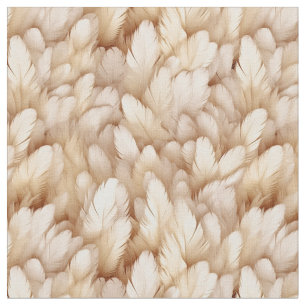 Fjädrar av elegant beige tyg