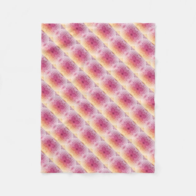 Fjädrar Fleecefilt (Framsidan)