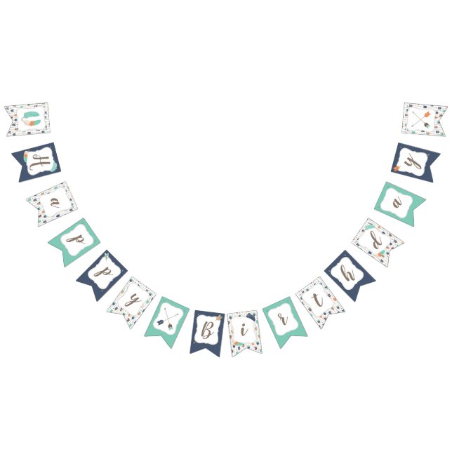 Fjädrar för grattis på födelsedagenbanerBoho stam- Vimplar (Alla)