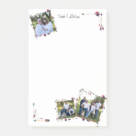 Fjädrar för pilar för foto för anpassningsbar 3 post-it block