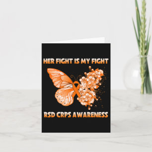 Fjädrar hennes kamp är min kamp mot RSD Crps Aware Kort