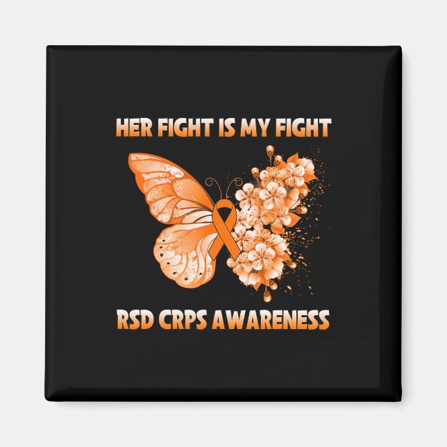 Fjädrar hennes kamp är min kamp mot RSD Crps Aware Magnet (Framsidan)